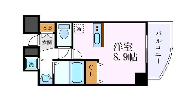 覚王山駅 徒歩4分 8階の物件間取画像